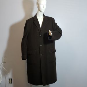 Bob Asbury 100% Brown Cashmere Coat